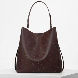 All Saints Junai North South Leather Tote NWT